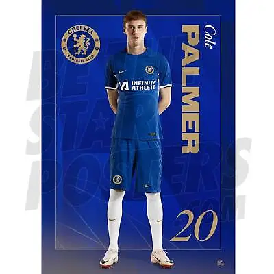 Chelsea FC Palmer 23/24 Headshot Poster OFFICIALLY LICENSED PRODUCT A4 A3 • £6