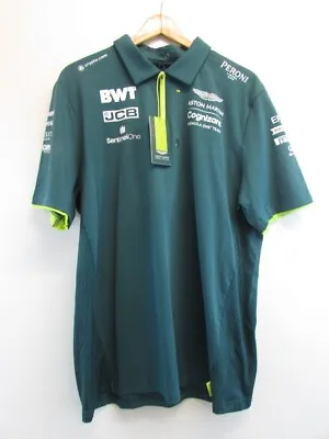 £25 • Buy Aston Martin F1 Cognizant Official Team Polo Shirt British Racing Green Size XL 