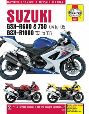 $47.99 • Buy 2003-2006 SUZUKI GSX-R600, 750 & 1000 Haynes Manual