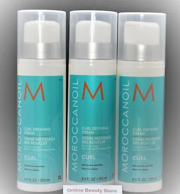 MoroccanOil Curl Defining Cream 8.5 Oz / 250ml - Pack Of 3 • $89.99