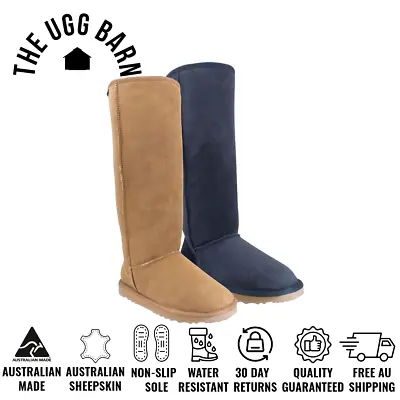 UGG Boots Knee High | Aussie Made | Australian Sheepskin Water Resistant | Women • $199