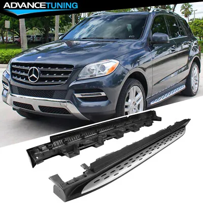 Fits 12-15 Benz ML-Class 16-19 GLE-Class W166 OE Style Side Step Running Boards • $168.89