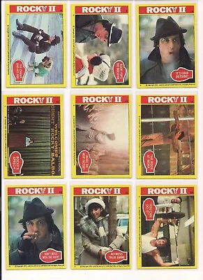 1979 Rocky 2 Movie Trading Cards / Sylvester Stallone / Choose From List / Bx62  • $0.99