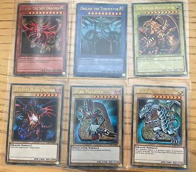 Yugioh LC01 6 Card Promo Set - Ultra Rare 25th Anniversary Collection God Cards • £3.50