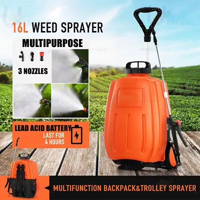 16L Electric Weed Sprayer Spot Spray Backpack Garden Pest Tank Pump AU Stock • $68.99