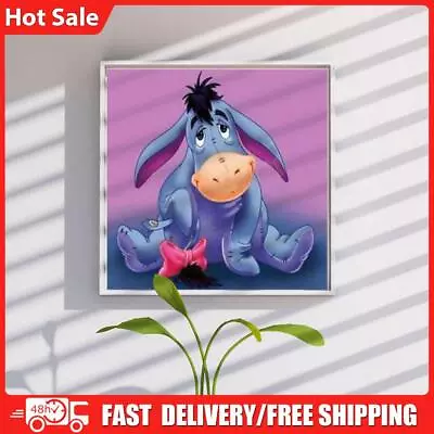 Eeyore DIY Diamond Painting Kits Full Round Drill Home Wall Decor Art Craft • £8.40