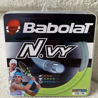 Babolat N.vy Tennis String - 16g Blue Spiral • $14