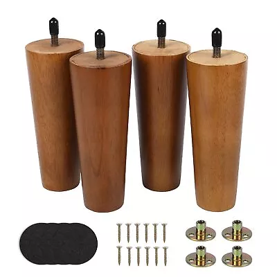 Wood Furniture Leg Sofa Legs Solid Couch Legs Sofa Replacement Chair Legs 4PC • $25.99