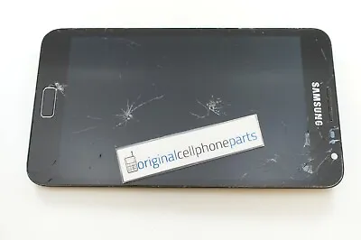 OEM Samsung Galaxy Note GT-N7000 LCD With Digitizer Frame ORIGINAL CRACKED LENS • $9.99