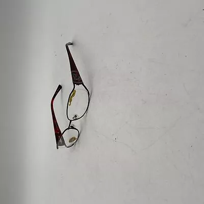 Womens Red Split Thin Frame Adjustable Nosepads Rectangle Reading Glasses • $36.99