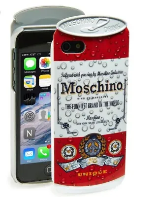 $85 NWT “MOSCHINO” BEER CAN IPhone HARD PROTECTIVE CASE • $13.95