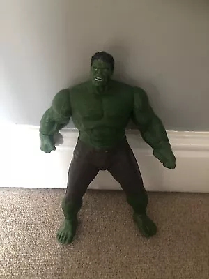 2012 Incredible Hulk 10” Talking Smash Action Figure Marvel Avengers Hasbro Toy • £3