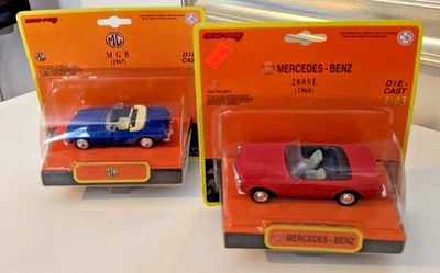 £5.99 • Buy New-Ray Die-Cast Vehicles - Bundle Of 2 - Mercedes-Benz 280SL & MGB