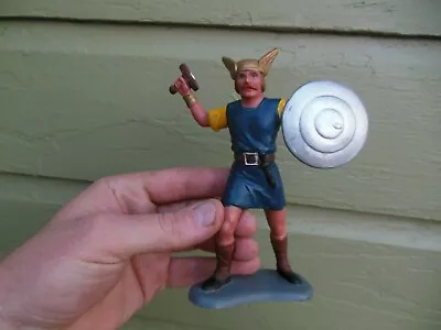 Vintage Louis Marx 6 Inch Viking Figure 1960's Great Cond! Toy  • $19.95