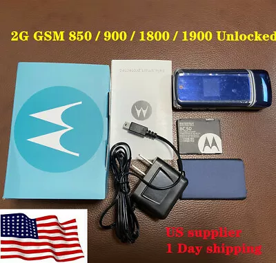 Original Motorola Krzr K1 GSM 2MP Camera Bluetooth Flip Unlocked Mobile Phone • $35.99