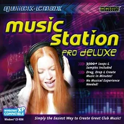 Quicktrax Music Station Pro Deluxe - Create Club Music! PC Software Sealed New • $9.97