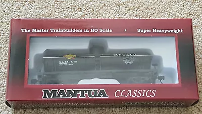 NIP Mantua Classics Sunoco Fuel Tank Car HO Scale 1:87 Model Railroad • $29.99