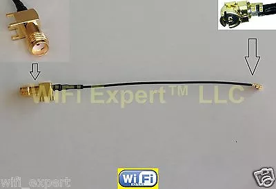 1X U.FL Mini PCI To SMA PCB Mount Pigtail Antenna WiFi Cable 4 Inches (10cm) USA • $3.64