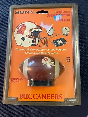 VINTAGE Sony NFL Tampa Bay Buccaneers Football Shaped Speaker System SRS-Q1TB • $14.49