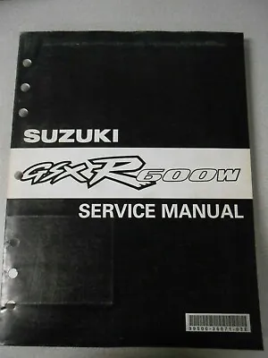 $34.98 • Buy OEM Suzuki Factory Motorcycle Service Manual 1992-1993 GSX-R600W 99500-36071-03E
