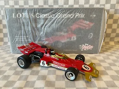 1/18 Quartzo 18272 Lotus 72c Rindt # 6 1970 World Champion Rindt G P Ltd Ed • £100