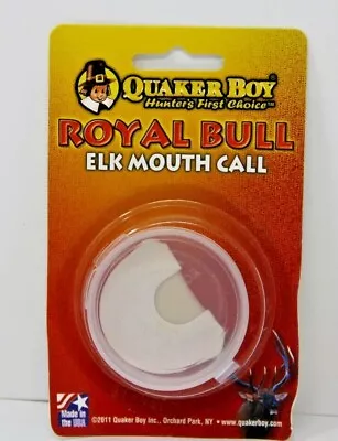 Quaker Boy Herd Bull ELK BUGLE Call ROYAL First Choice Hunt Equipment White New • $14