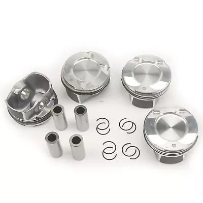 Pistons & Rings Set Φ84mm Φ22mm CR 10:1 Fit For N20B20A 2.0T BMW 125i 328i 428i • $199