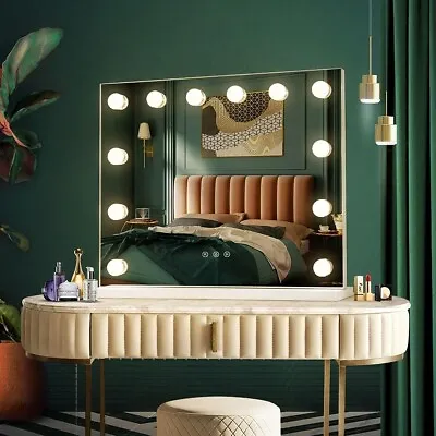 $188.82 • Buy Dressing Table LED Makeup Mirrort 12 Bulbs Vanity Desk 