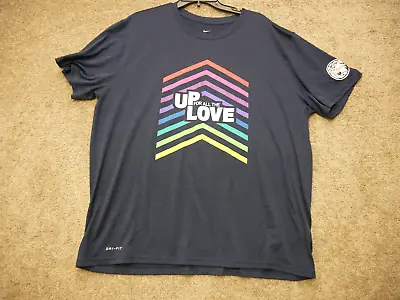 Minnesota Lynx Shirt Mens XXL Blue WNBA Basketball Pride Month Nike Dri Fit • $19.99