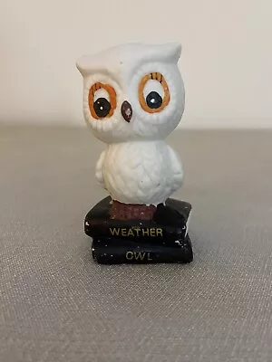 Vintage Ceramic Owl Weather Bird Forecaster Figurine • $10