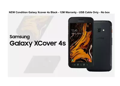 NEW Samsung Galaxy XCover 4 32GB Unlocked Black - 12M Warranty • £39.99