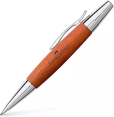 Faber Castell 138382 Emotion Mechanical Pencil Wood & Chrome Pear Tree Brown • $88.70