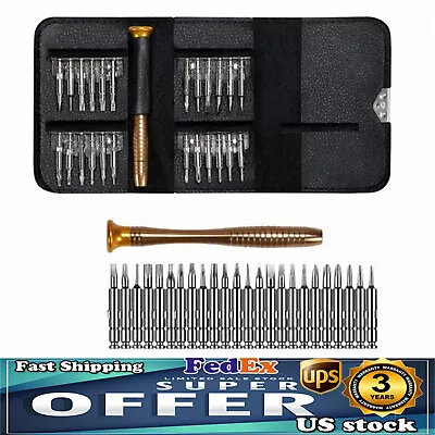 25in1 Small MINI REPAIR PRECISION SCREWDRIVER TORX TOOL SET WATCH PHONES FIX KIT • $4.62