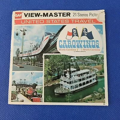 Scarce A894 Carowinds North & South Carolina Theme Park View-master Reels Packet • $72