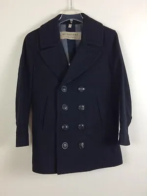 Burberry London Wool & Cashmere Peacoat Coat Jacket • $699.99