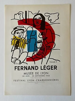 Fernand Léger - Antique Lithograph Created: 1959 Mourlot Studios Paris France • $99