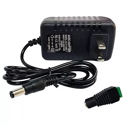 AC 100-240V To DC 12V 2A 24W Power Supply Adapter Heavy-Duty For LED Strip Light • $6.34