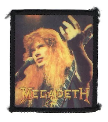 £24.99 • Buy Megadeth - Dave Mustaine - Vintage Printed Patch - New Old Stock