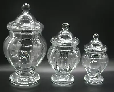 Vintage Glass Canister Set • $24