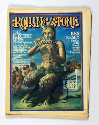 Rolling Stone Magazine 1975 February 13 No. 180 Back Issue Electric Muse Cover • $24.50