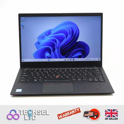 Laptop Lenovo ThinkPad X1 Carbon 6th Gen 14  I7-8650U 16GB RAM 256GB Win11 • £264.99