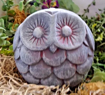 $44.95 • Buy  Latex Only Fat Owl Statue Mold Plaster Concrete  Cement Mould