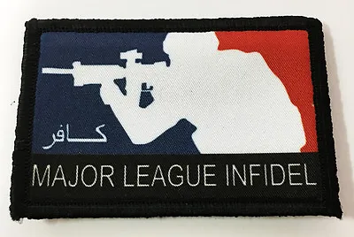 Major League Infidel Morale Patch Tactical Arabic MADE IN THE USA • $8.49