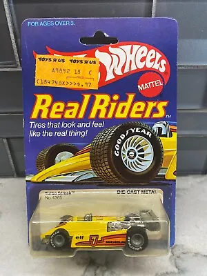 Hot Wheels 1982 Vintage Real Riders Turbo Streak - Yellow W/Good Year Tires • $47.95