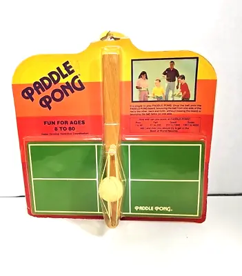 Vintage New Old Stock Paddle Pong Wayne Cox Co. Table Top  Game • $28.99