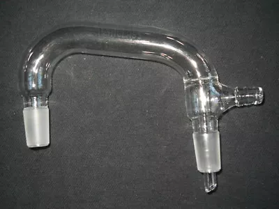 $32.99 • Buy Chemglass 14/20 Joint Glass 75° Connecting Distillation Vacuum Adapter, Chipped