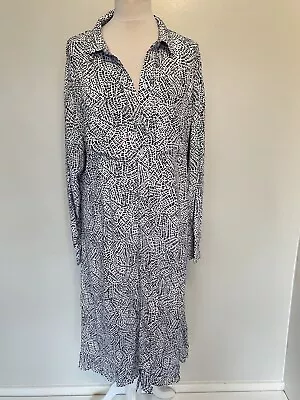 M&S Long Sleeve Maxi Dress Size 20  • £7.99