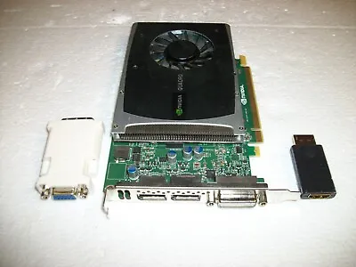 HDMI Dell Nvidia Quadro 2000 1GB-1024MB GDDR5 Video Graphics Card PCIe VGA DVI • $21.99