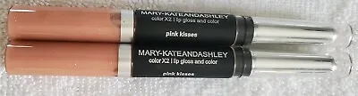 Lot Of 2 Mary Kate And Ashley X2 Lip Gloss And Color Pink Kisses • $8.99