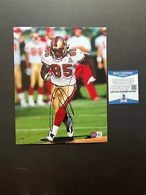 Vernon Davis Hot! Signed Autographed SF 49ers 8x10 Photo Beckett BAS Coa • $70